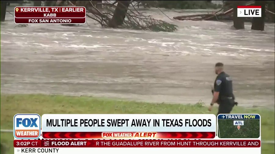 Multiple people swept away in Texas flooding