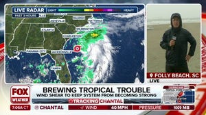 Brewing tropical trouble: Chantal forms off coast of Carolinas