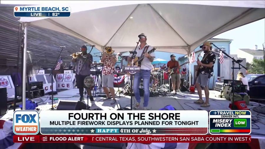 Celebrating America's 249th birthday on the South Carolina shore