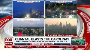 Tropical Storm Chantal makes landfall in South Carolina