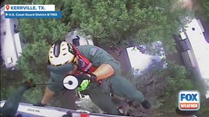 Coast Guard aircrews rescue people in Kerrville trapped by flooding
