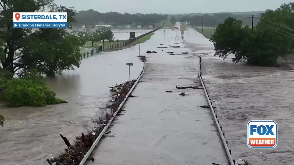 A drone video is providing a dramatic look from above during the devastating and deadly flooding that impacted Kendall County on the Fourth of July.