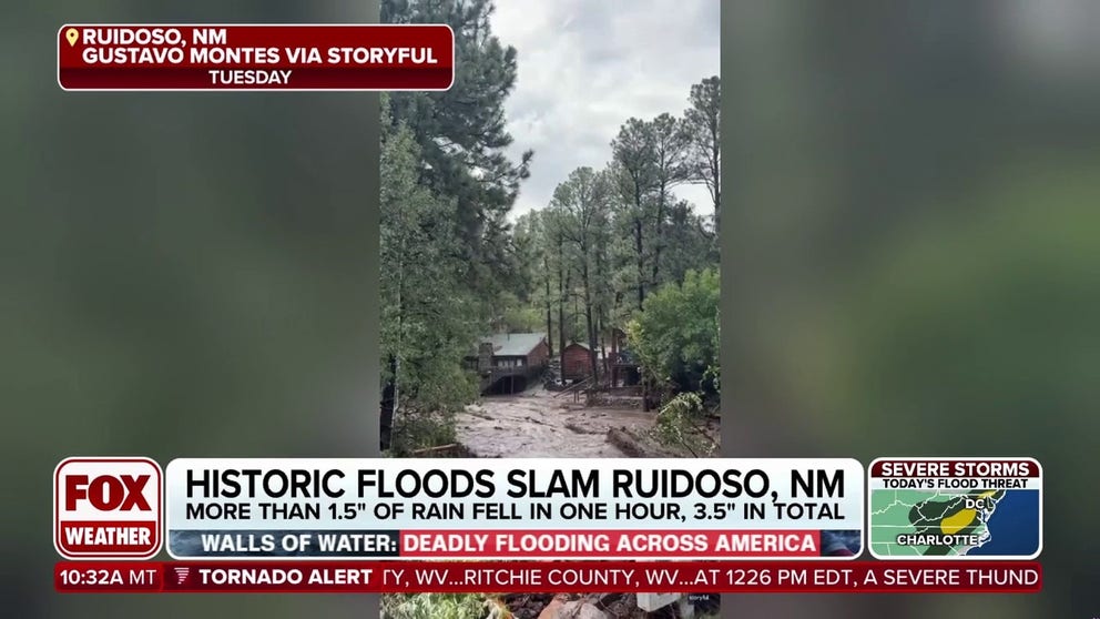 Historic flooding leaves 3 dead in New Mexico | Latest Weather Clips ...