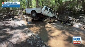 Flooding damage in Ruidoso, New Mexico 