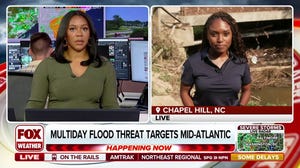 Mid-Atlantic braces for more flooding as businesses clean up from mess left by Tropical Storm Chantal