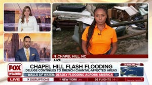 Chantal's remnants bring historic flooding to Chapel Hill, North Carolina
