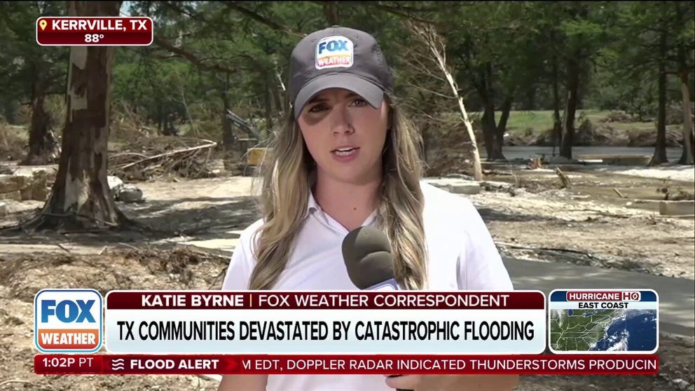 FOX Weather Correspondent Katie Byrne reports from Kerrville, Texas where she is hearing stories of survival after the deadly flooding in Hill Country. At least 120 people are dead across the region. 