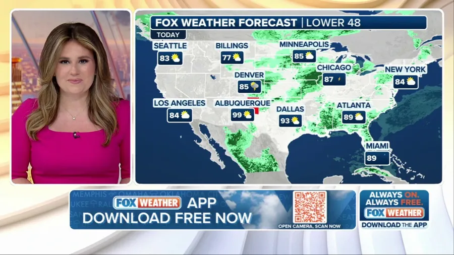 Weather in America: July 11, 2025