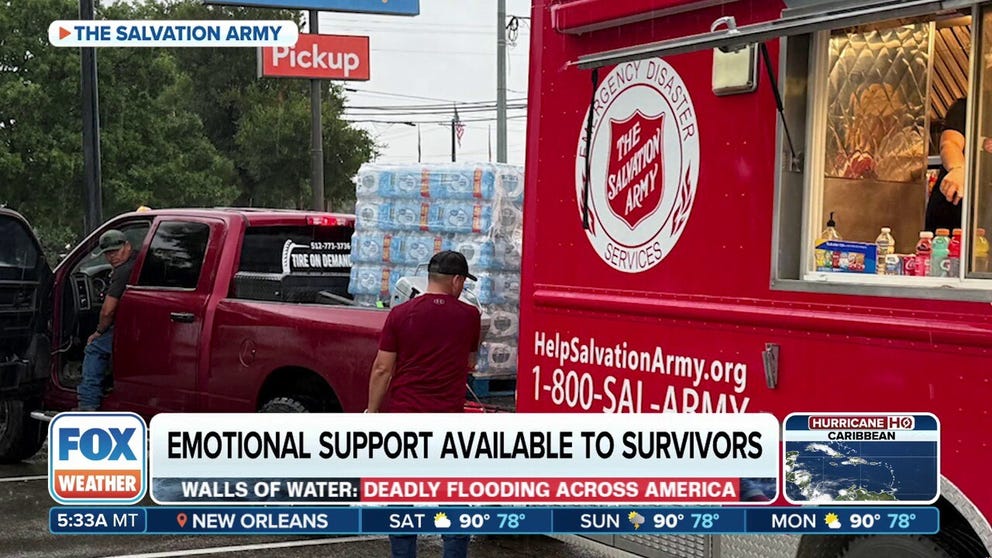 The Salvation Army is expanding its efforts in response to the deadly Texas floods. The faith-based organization has been on the ground providing essential aid, including meals, clean-up kits and emotional support to those most affected. Joining FOX Weather to discuss these expanding operations is Alvin Migues, emergency disaster service director for The Salvation Army's Texas division.