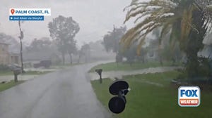 Palm Coast, Florida slammed by thunderstorms Sunday ahead of more tropical moisture