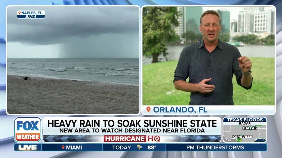 Heavy rain to soak Florida as potential tropical threat brews for Gulf Coast