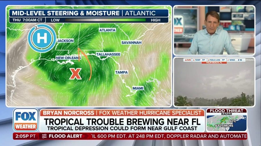 Norcross analyzes Invest 93L as it drenches Florida