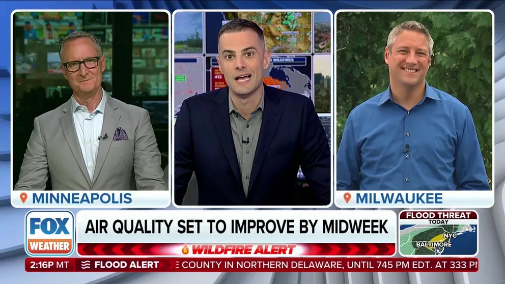 Meteorologists Ian Leonard and Tom Wachs, join FOX Weather to share the latest updates from Minneapolis, Minnesota, and Milwaukee, Wisconsin.