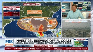 Invest 93L producing storms across Florida