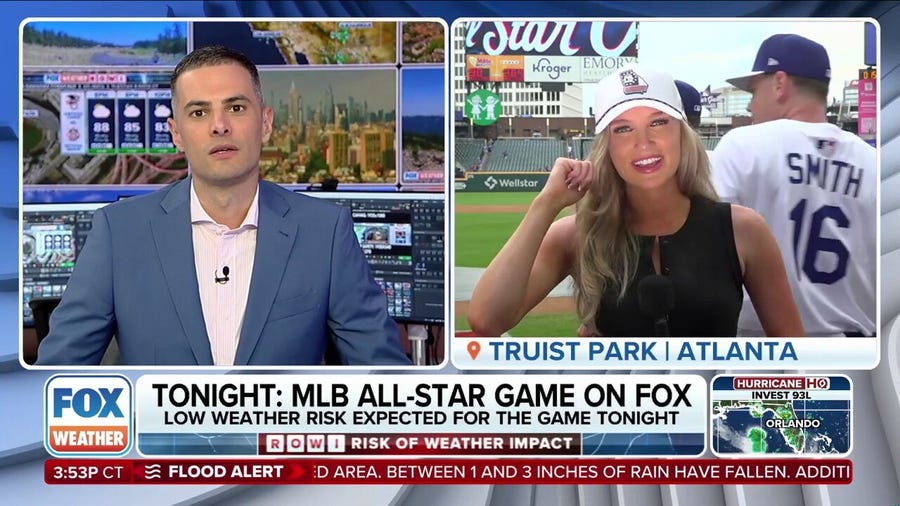 Low risk of weather impacting the MLB All-Star game