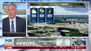 Invest 93L moves across Florida toward Eglin Air Force Base