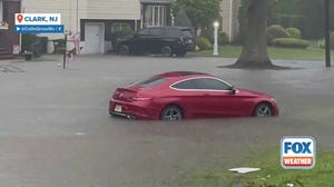 Parts of New Jersey experienced heavy flooding on Monday