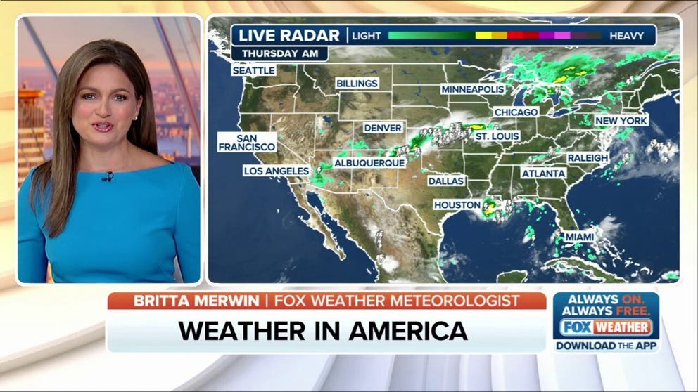 FOX Weather has you covered with the breaking forecasts and weather news headlines for your Weather in America on Thursday, July 17, 2025. Get the latest from FOX Weather Meteorologist Britta Merwin.