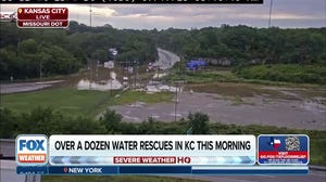 Flash Flooding in Kansas City closes roads, leads to water rescues