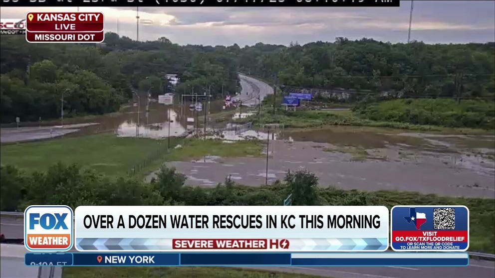 Flash flooding closed roads and lead to rescues in Kansas City, Kansas and Missouri on Thursday morning. By 6:40 a.m. the metro area had already picked up more than 2 inches of rain. The storms will continue to move out of the area through Thursday morning. 