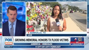 Growing memorial honors Texas flood victims