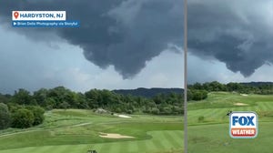 Storm clouds loom over New Jersey golf course where lightning struck golfer