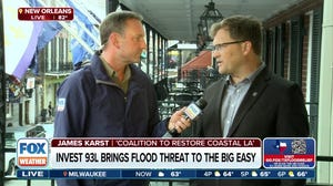 Invest 93L brings a flood threat to Louisiana