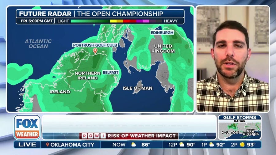 How the weather is impacting golf's final major of the year