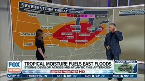 Here's a look at Saturday's severe storm threat
