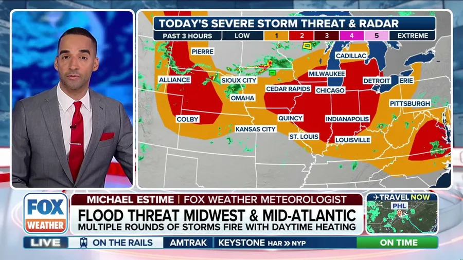 Chicago, Detroit amid over 40 million inside severe weather risk Saturday