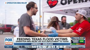 Operation BBQ Relief feeding Texas flood victims