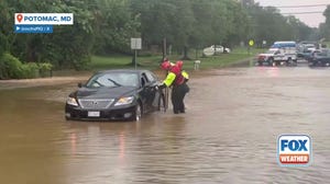 Flash flooding prompts water rescues in Maryland on Saturday