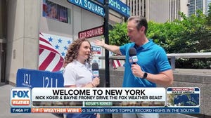 Newest FOX Weather teammate gets 'beastly' introduction to New York City