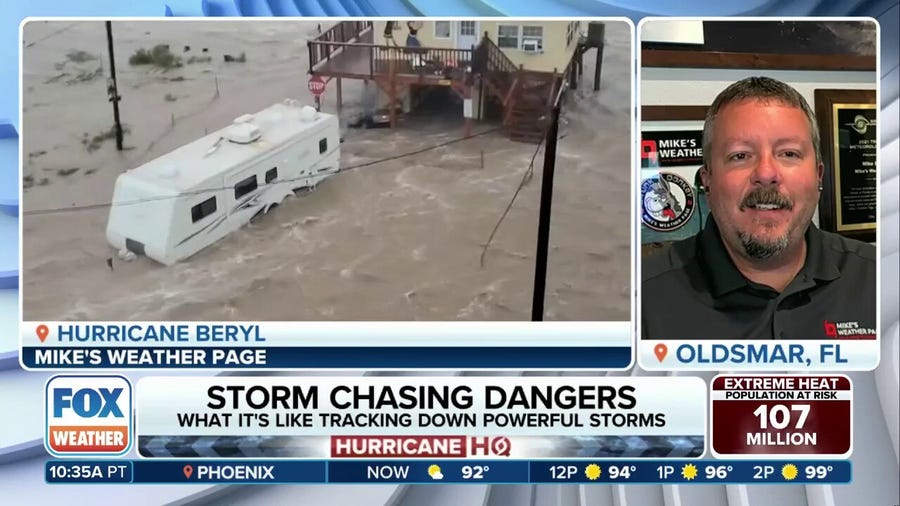 Mike Boylan shares stories about chasing hurricanes