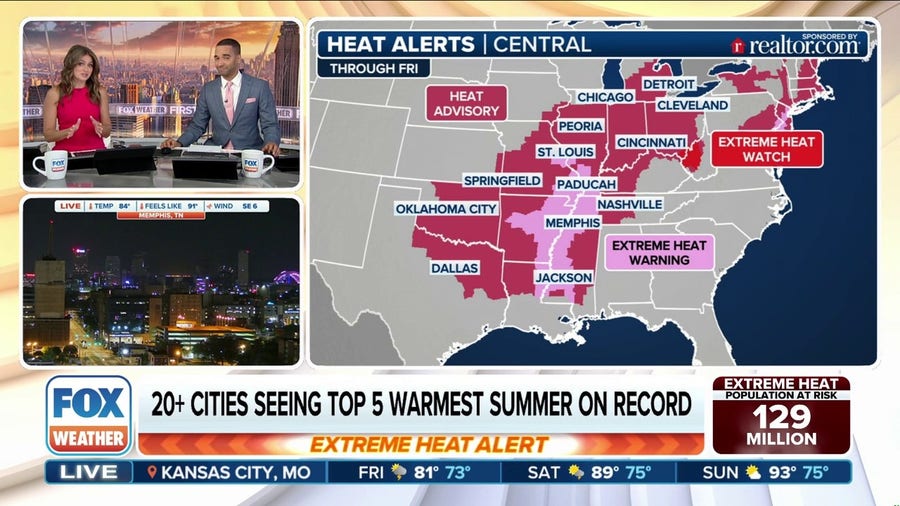 Records could fall in NYC, Philly as dangerous heat shifts east