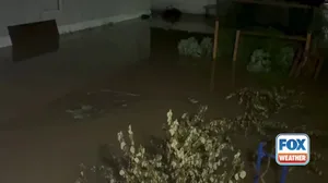 Watch: Floodwaters surround homes, vehicles in Missouri