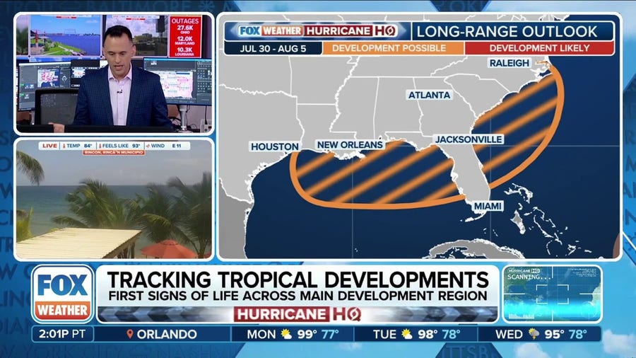 Two areas of concern in the Atlantic as we enter August