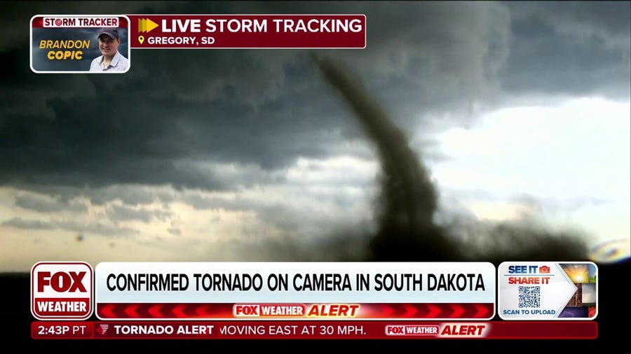 FOX Weather Exclusive Storm Tracker spots tornado in South Dakota