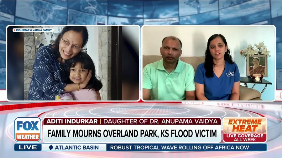 Mother visiting from India swept away in deadly Kansas flooding