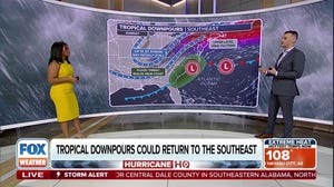 Southeast again faces flood threat from tropical downpours