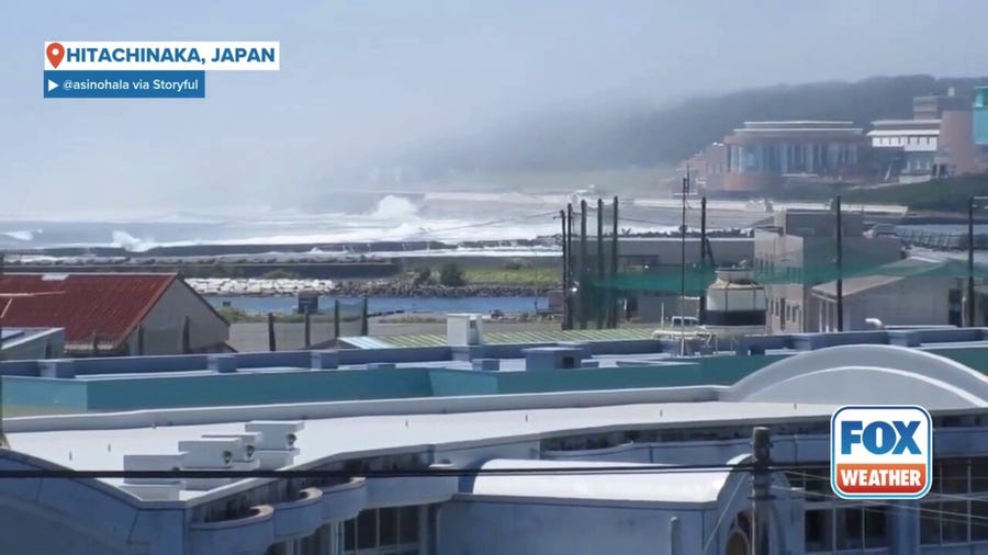 Watch: Tsunami waves batter Japan coast