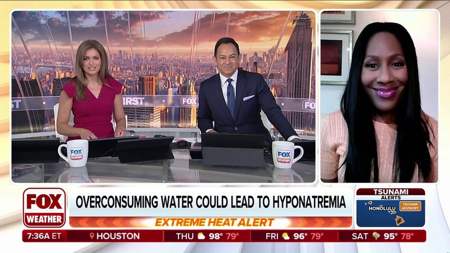 How over consuming water could lead to hyponatremia