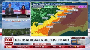 Heat dome gives way to tropical downpours across Southeast this weekend