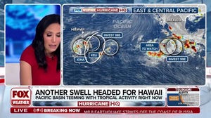 Tropical traffic jam plays out in Pacific