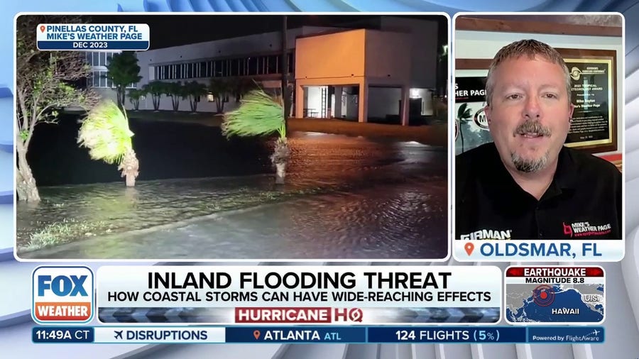 Talking inland flood threats with "Mike The Weather Guy"