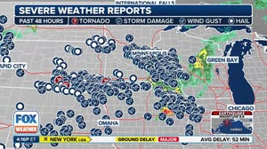 A look at where damage was reported from the Midwest derecho