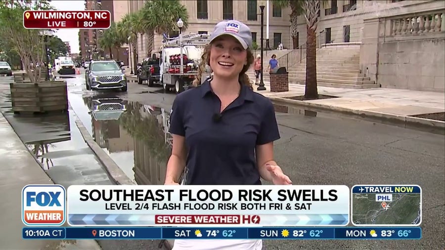 Tropical downpours target the Southeast
