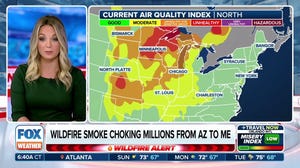 Wildfire smoke continues to pour into the Midwest