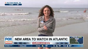 New area to watch in Atlantic to bring showers to the Carolinas