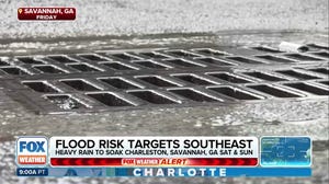 Heavy rain targets southeastern cities this weekend, bringing flood risk 